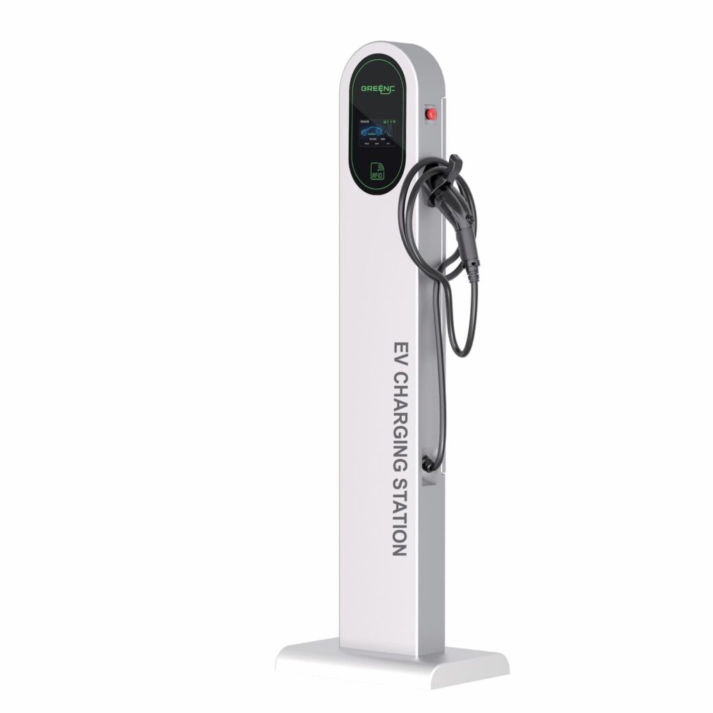 S03 single gun floor stand ev charging station