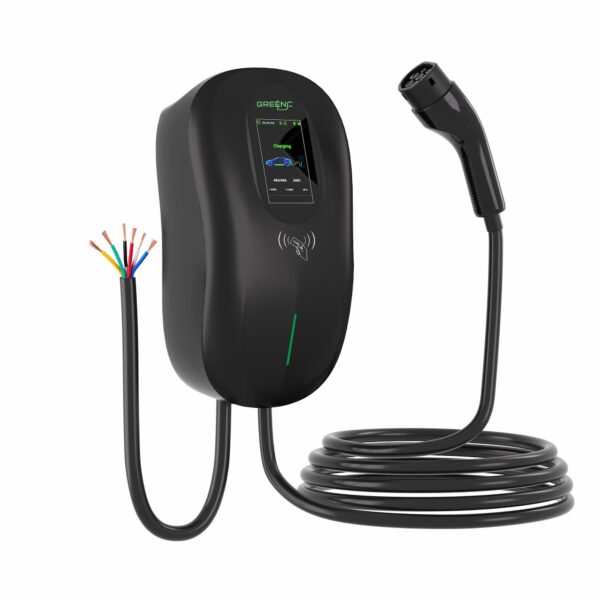 GREENC wall-mounted EV charging station S02 black