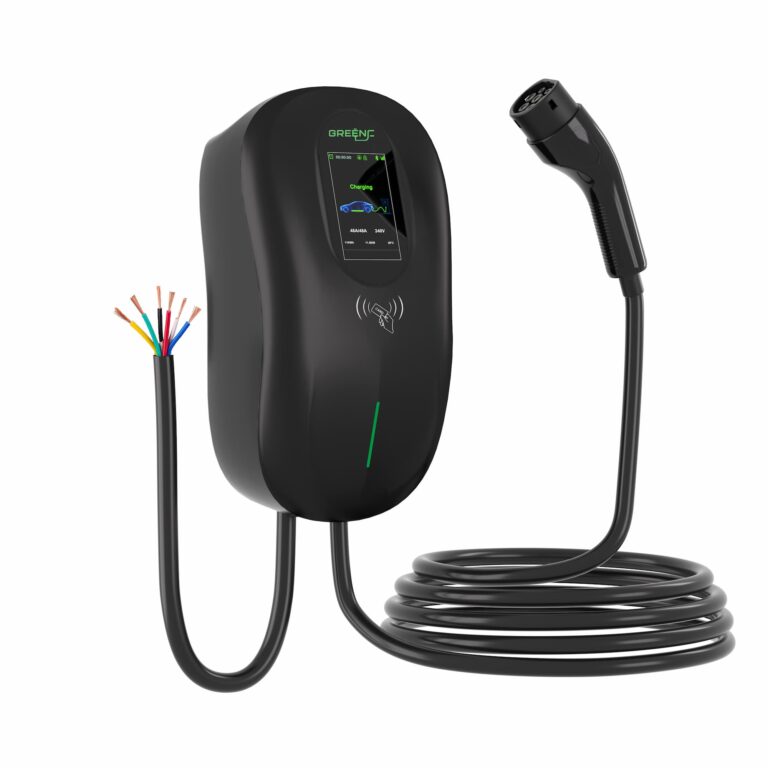 GREENC wall-mounted EV charging station S02 black