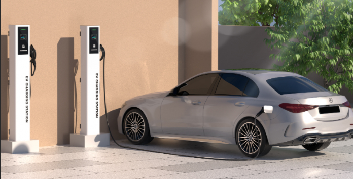 GreenC floor-mounted EV charger