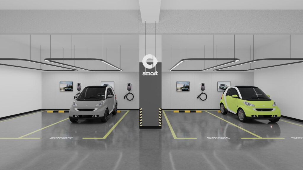 GREENC S02 wallbox for parking lot