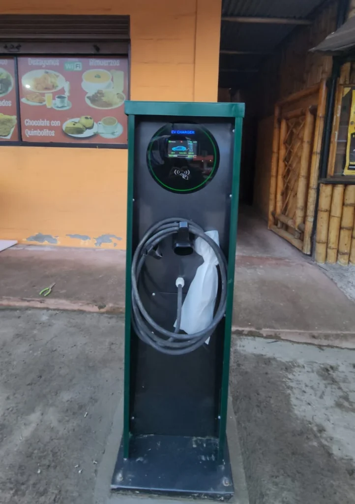 S01 EV Charging Station for restaurant in Ecuadro